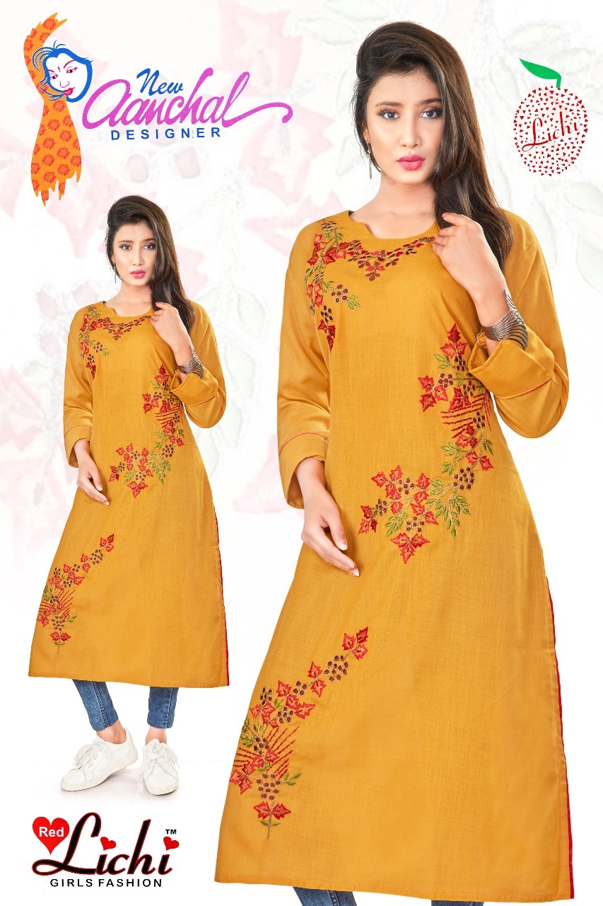 Ladies Embroidererd Kurtis