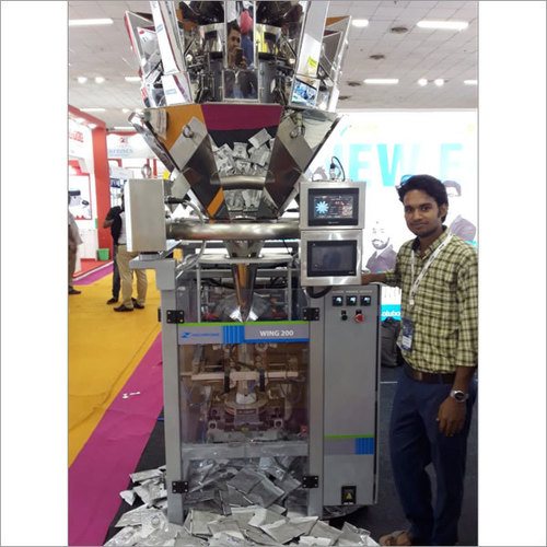 Collar Type Packing Machine With Multihead Load Cell Weigher
