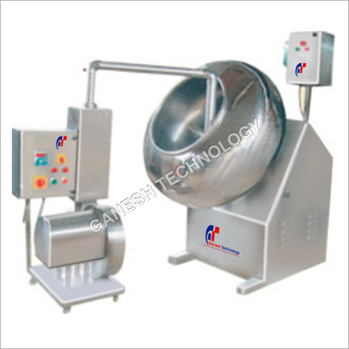 Coating Pan - Stainless Steel, Silver Color | 220-440 Voltage, Electric High Speed Operation