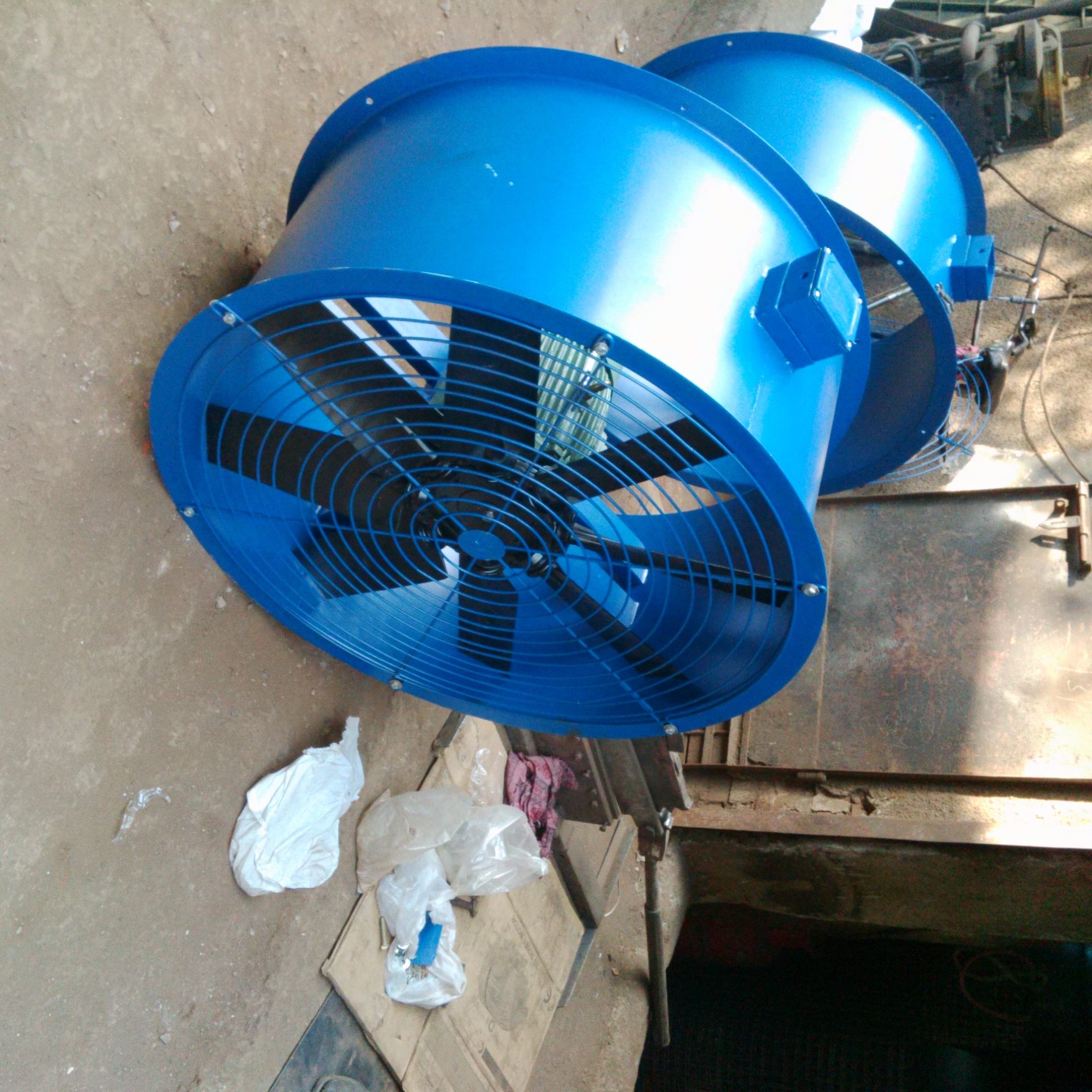 Tube Axial Flow Fans - Blade Material: Cast Iron