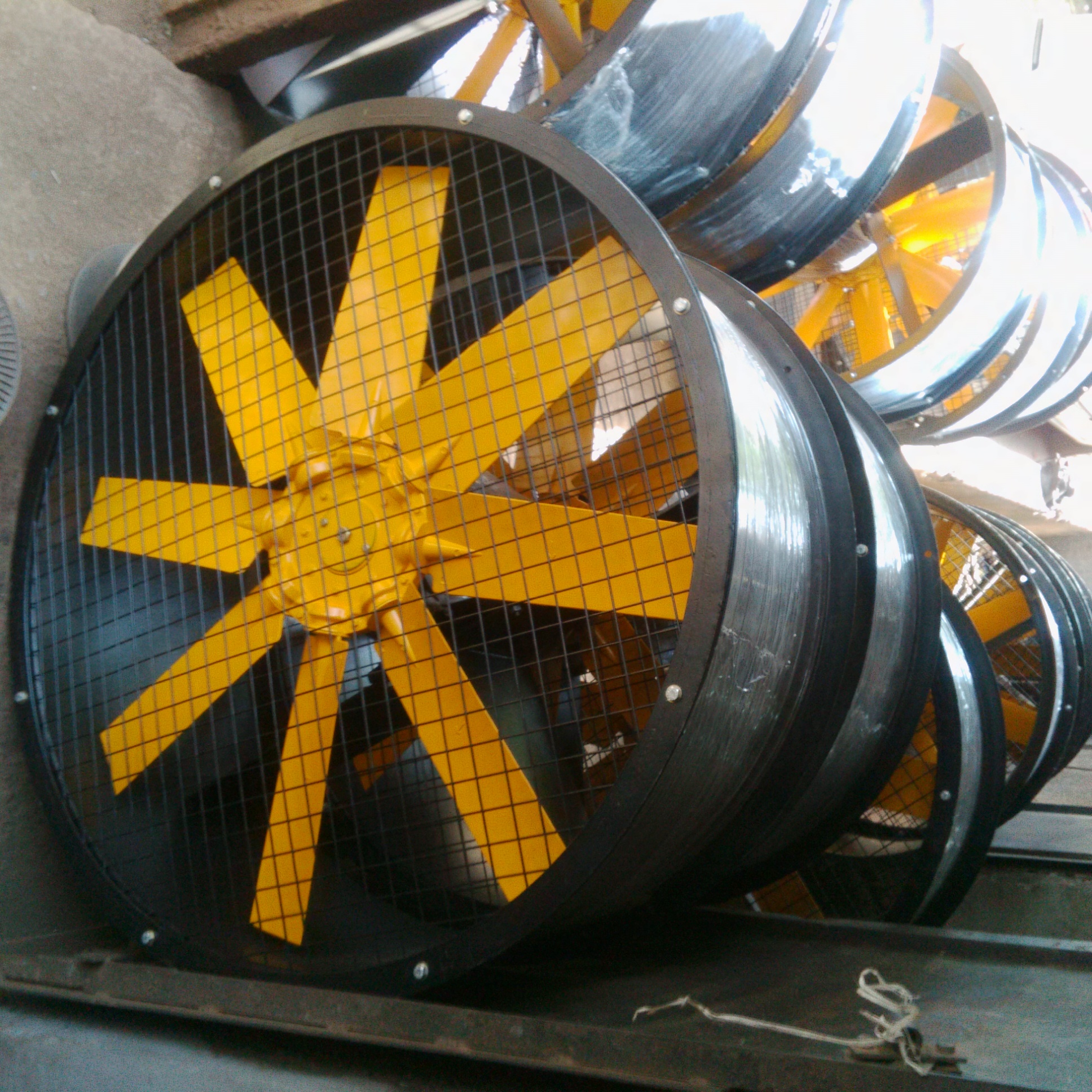 Tube Axial Flow Fans - Blade Material: Cast Iron