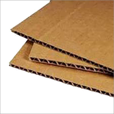 Corrugated Cardboard Sheet - Various Dimensions, Brown Color | High Density, Moisture Resistant, Long Service Life, Triangulated Lining