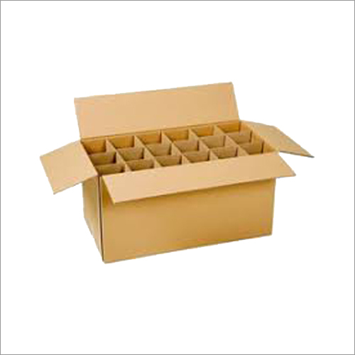 Partition Corrugated Box - Corrugated Board, Variable Dimensions, Brown | Customizable Partitions, Eco-Friendly Material, Excellent Cushioning, Fragile Item Protection, High Strength, Pressure Resistant, Recyclable