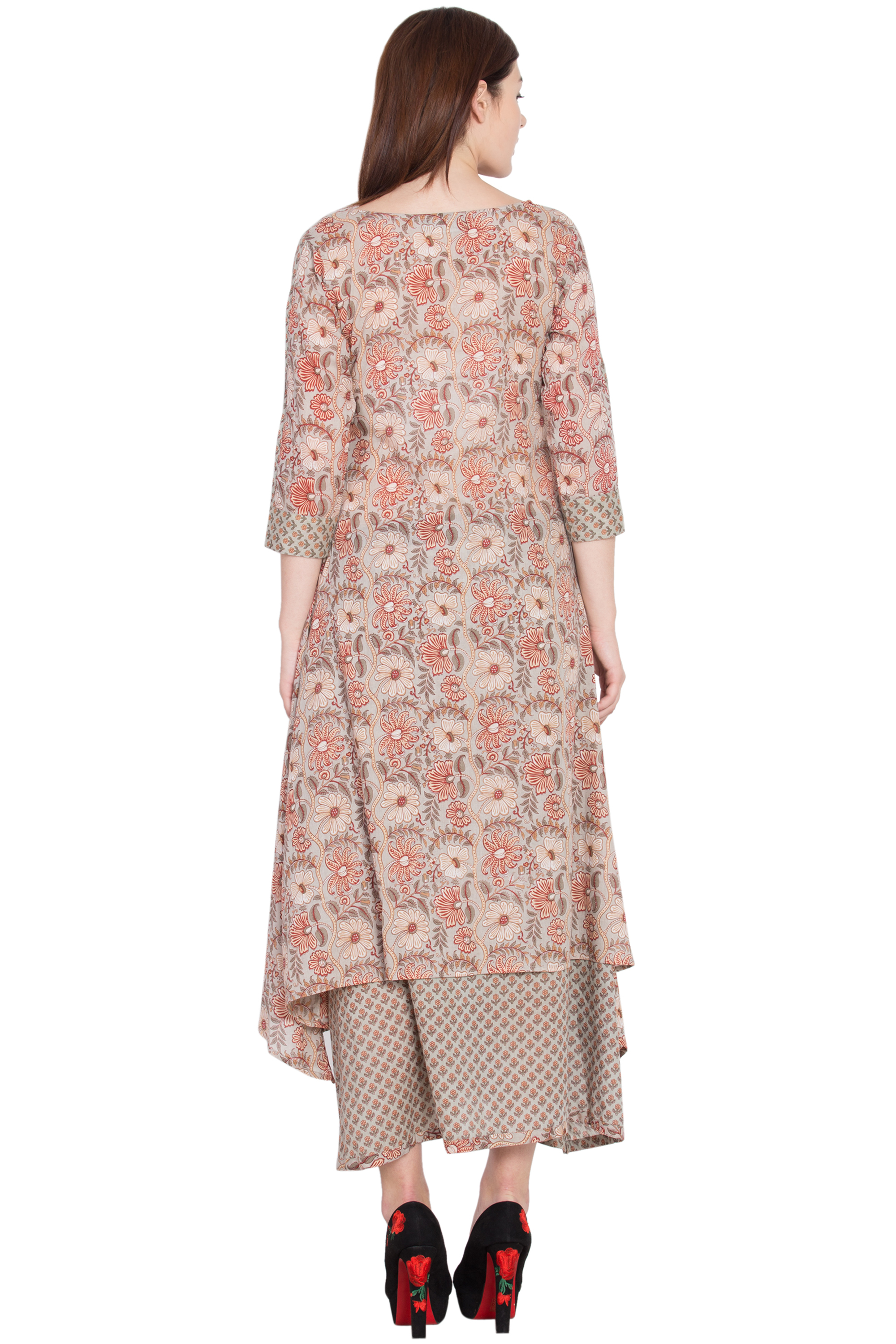 Ladies Cotton Kurti - Cotton, S/m/l/xl | Embroidered Design, Long Sleeve, Quick Dry, Casual & Formal Wear For Girls