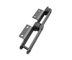Large Scrap Conveyor Chain - Alloy Steel Link Plate with R & F Rollers, Black | Enhanced Anti-Abrasive & Anti-Corrosive Properties, Industrial Use