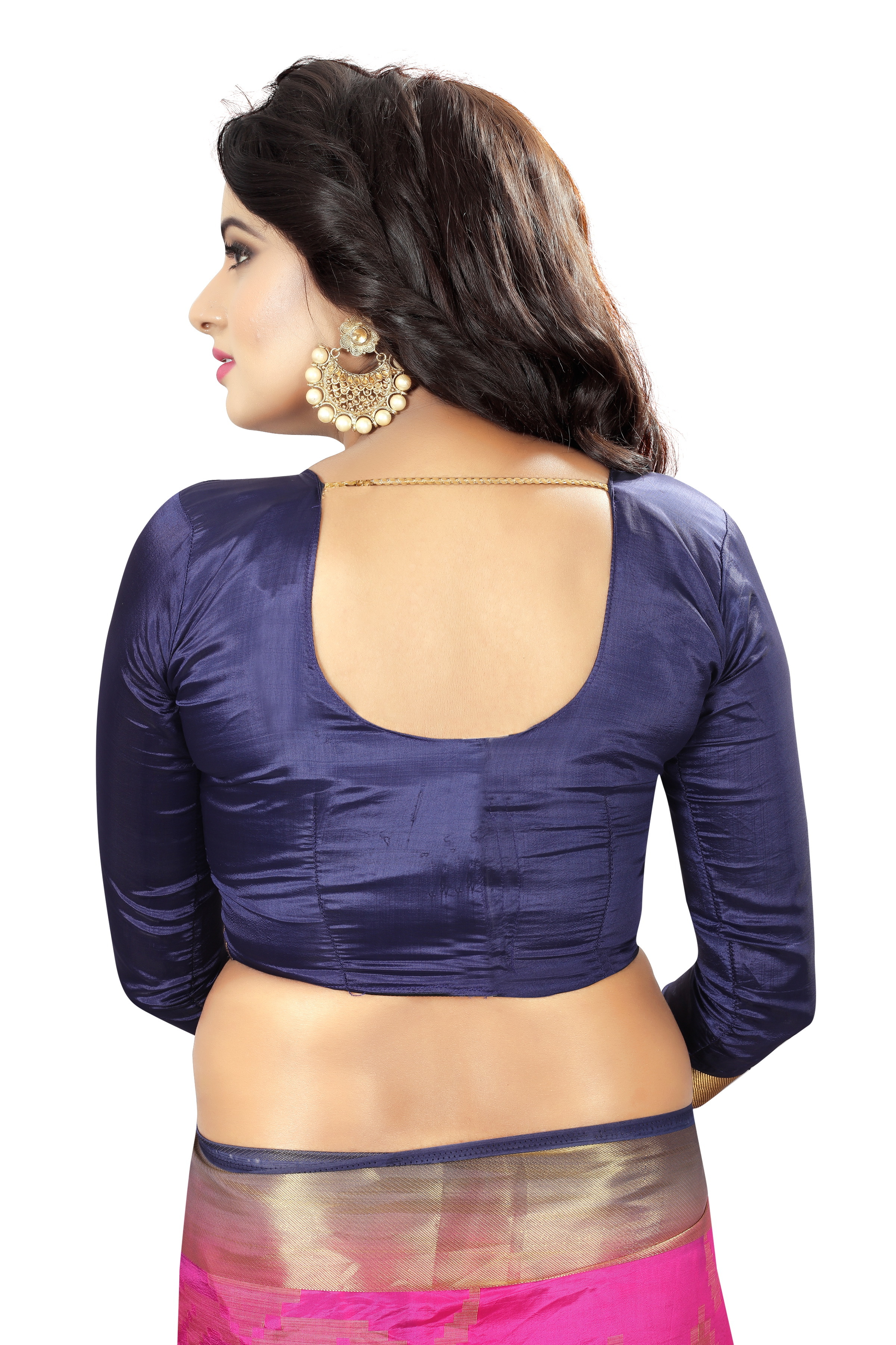 Pink Cotton Silk Saree