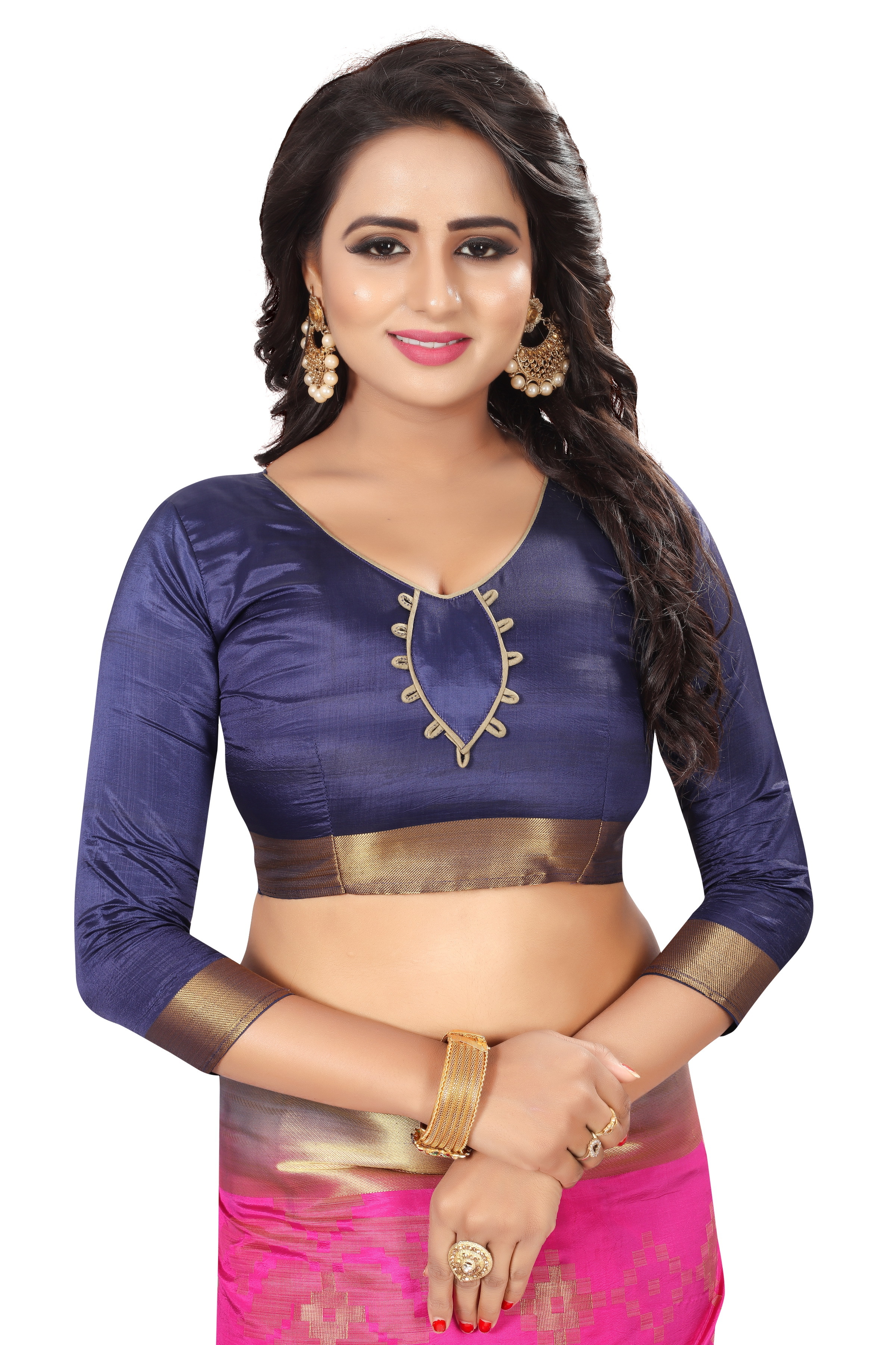 Pink Cotton Silk Saree