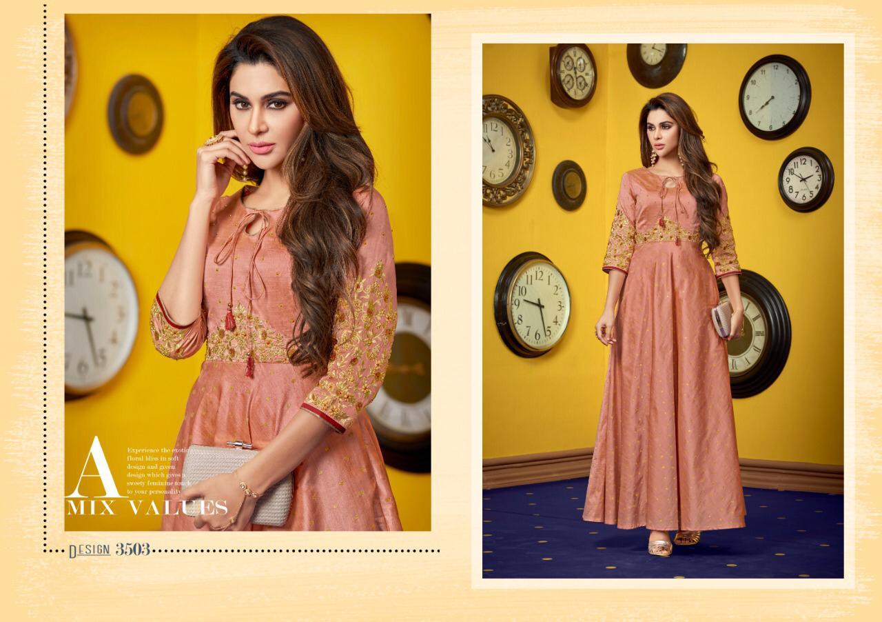 8 Colors Silk Gown