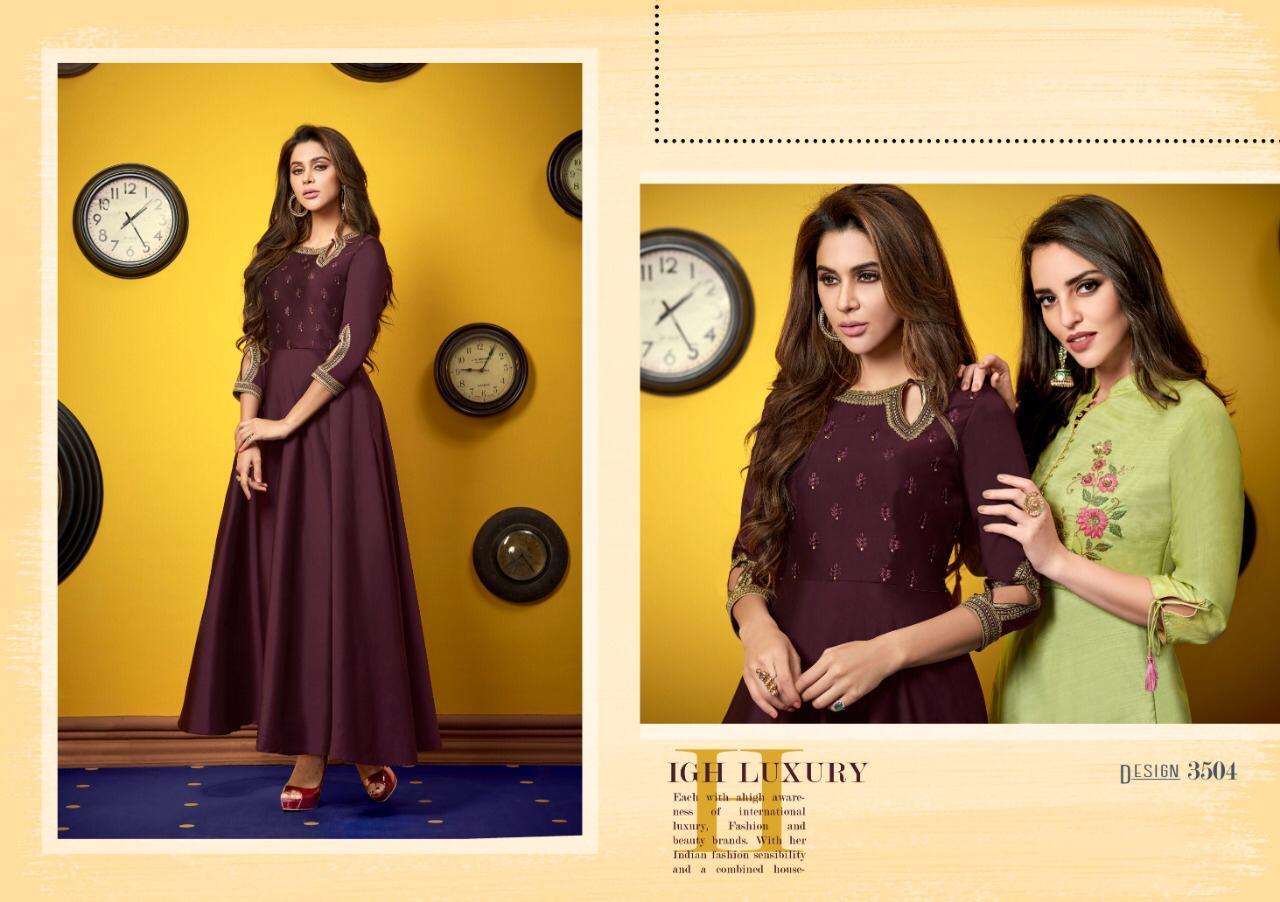 8 Colors Silk Gown