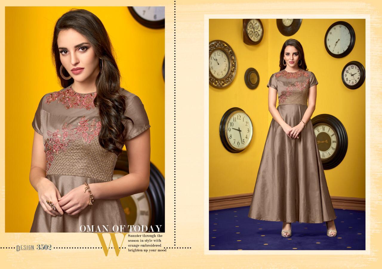 8 Colors Silk Gown