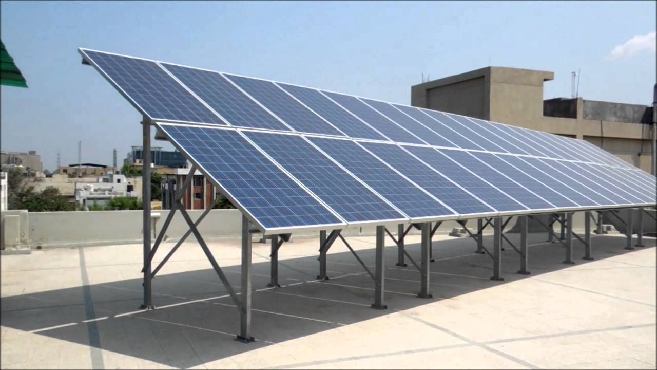 Grey Solar Mounting Structures