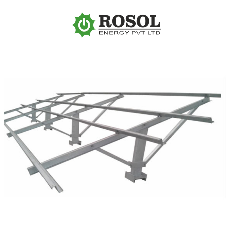 Grey Solar Mounting Structures