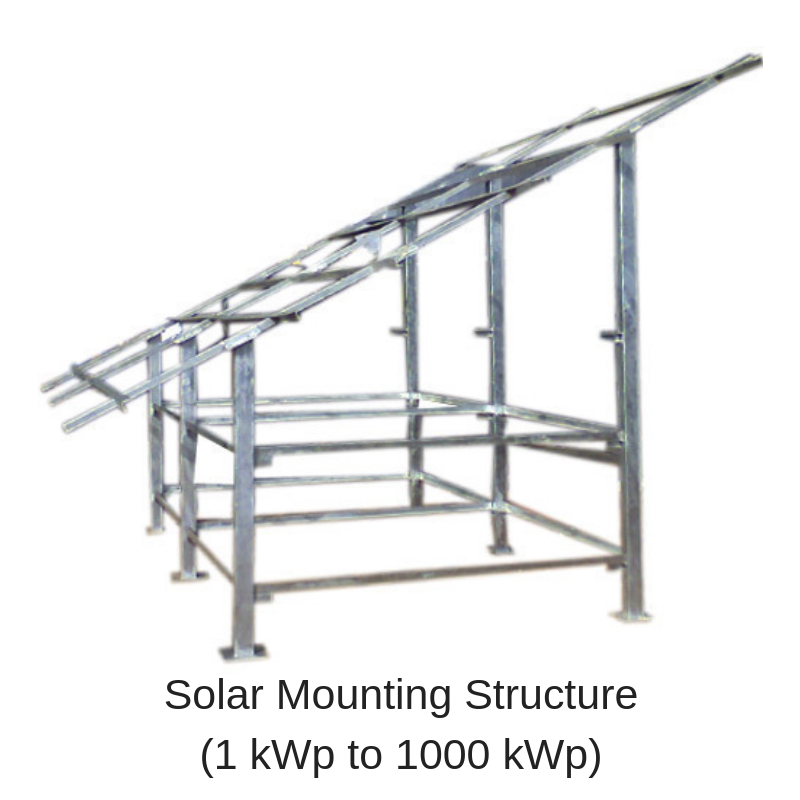 Grey Solar Mounting Structures