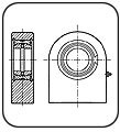 Hydraulic Rod Ends - Steel, Bore Diameter 12-320mm | Spherical Plain Bearing, Internal Thread, Forged Steel Housings