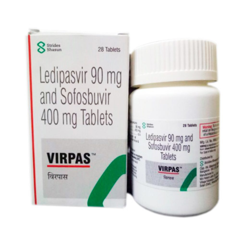 Sofosbuvir Ledipasvir Tablet - 90mg/400mg Dosage | Antiviral Treatment For Chronic Hepatitis C, Oral Consumption, Store In Dry Place, Suitable For Adults, Teenagers, And Women
