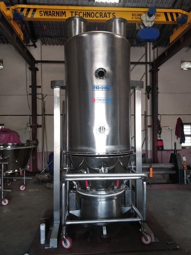 ग्रे फ्लुइड बेड ड्रायर