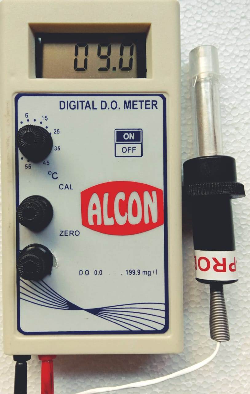 Cream And Black Dissolved Oxygen Meter ( Handheld)