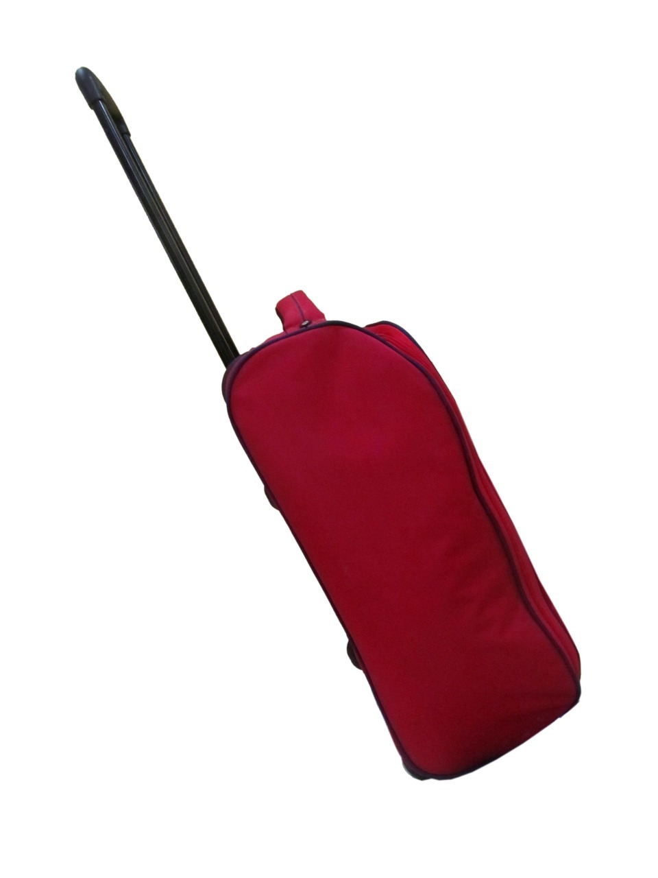 Trolley Bags - Polyester 18x14x10 Inches, Red | Easy Mobility, Durable, Lightweight, 4 Spinner Wheels, Extendable Handle