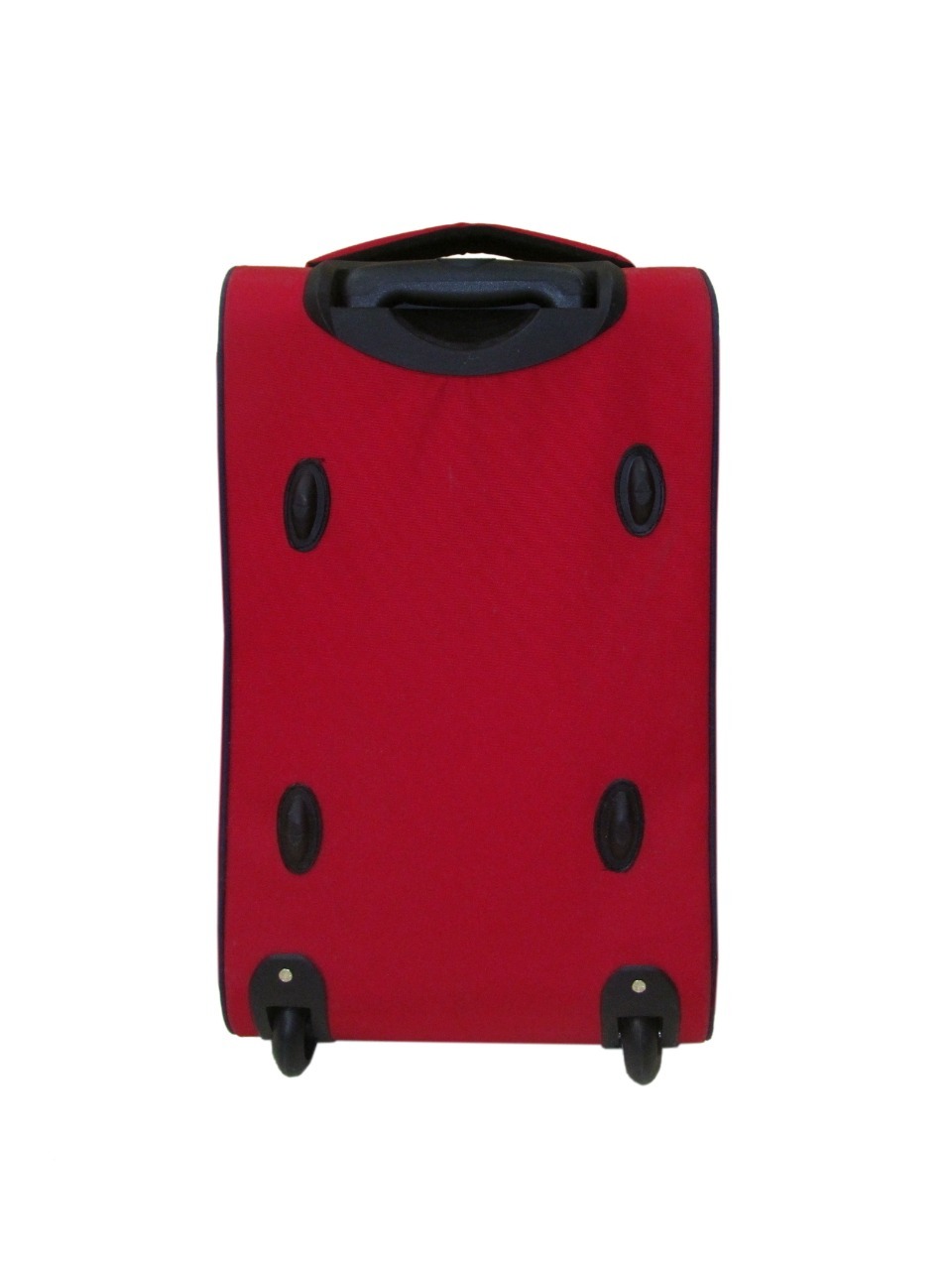 Trolley Bags - Polyester 18x14x10 Inches, Red | Easy Mobility, Durable, Lightweight, 4 Spinner Wheels, Extendable Handle