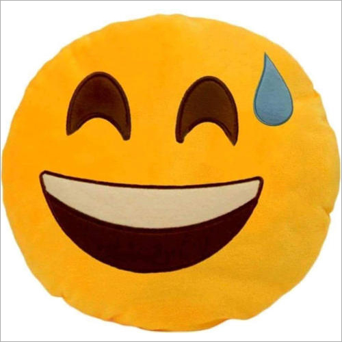 पीला स्माइली कुशन
