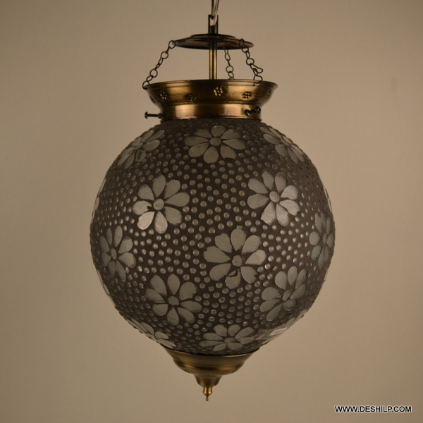 Black And Silver Handicraft Glass Mosaic Hanging