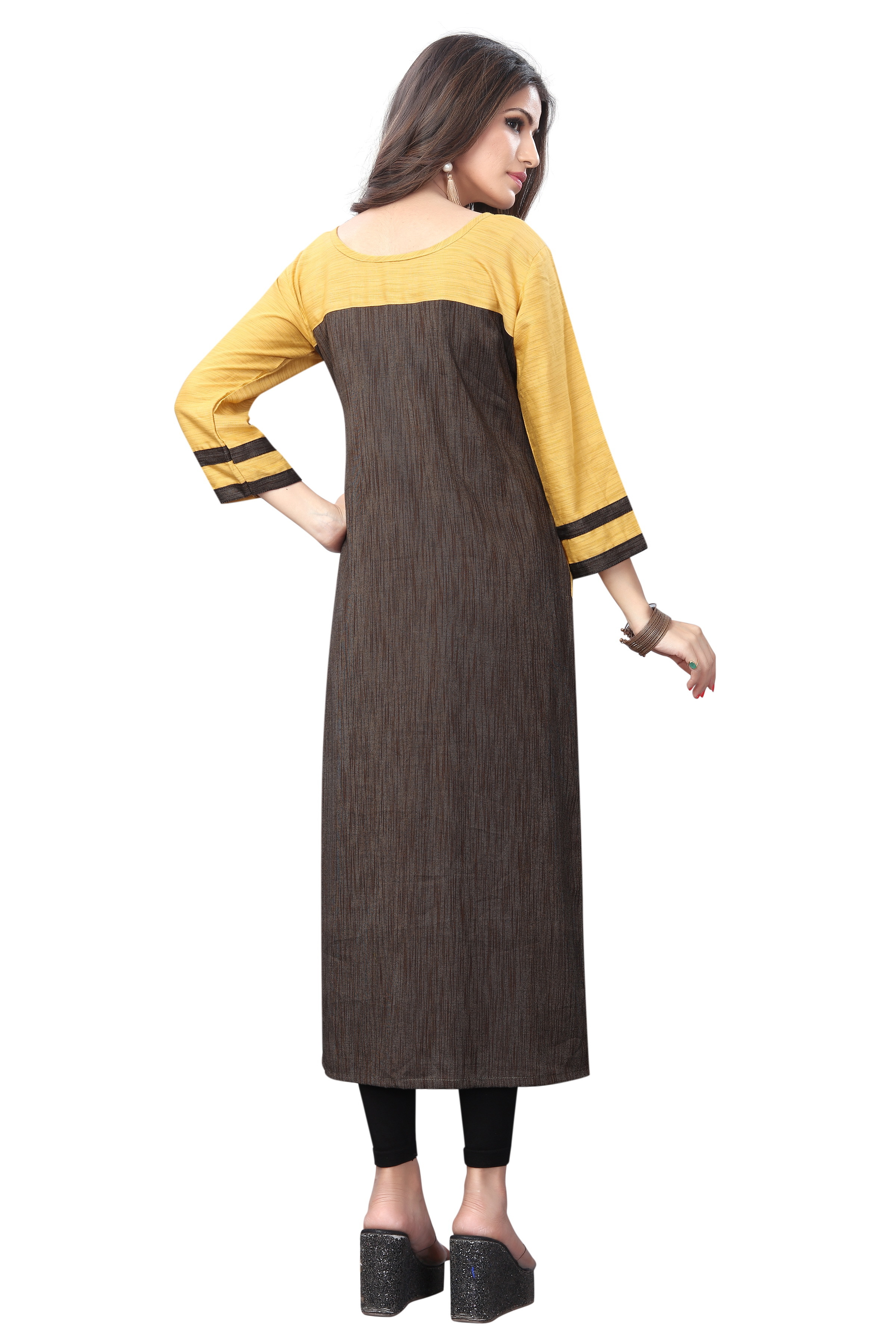 Designer Reyon Kurti Bust Size: 36 To 44 Up Inch (In)