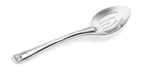 Slotted Basting Server - Stainless Steel, 2-3mm Thickness, 20-50g Weight | Durable Metal Design for Effortless Basting and Marinating