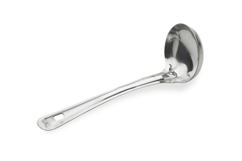 SS Deep Ladle - Stainless Steel, Thickness 2-3mm, Weight 25-60g | Durable Metal Construction, Ideal for Soup and Sauces Serving
