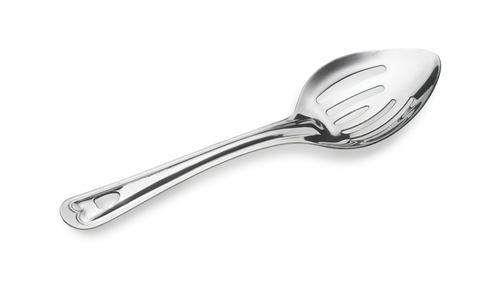 Slotted Basting Server - Stainless Steel, 2-3 Millimeter Thickness, Lightweight 20-50 Grams