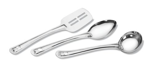 3 PCS Serving Set - Stainless Steel, 1-2mm Thickness | Strong and Durable Metal Design for Everyday Use