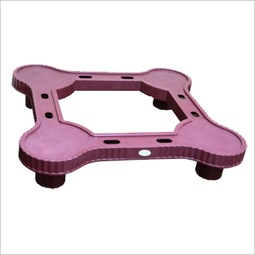 Plastic Fridge Stand - Rigid Thermoplastic Polymer, 100 cm Length, Red Color | Lightweight, High Impact Resistance, Superior Stability