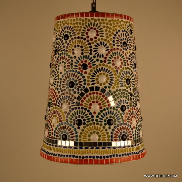 Multicolor Hanging Lamp Chandelier Hanging Glass Chandelier Lamp