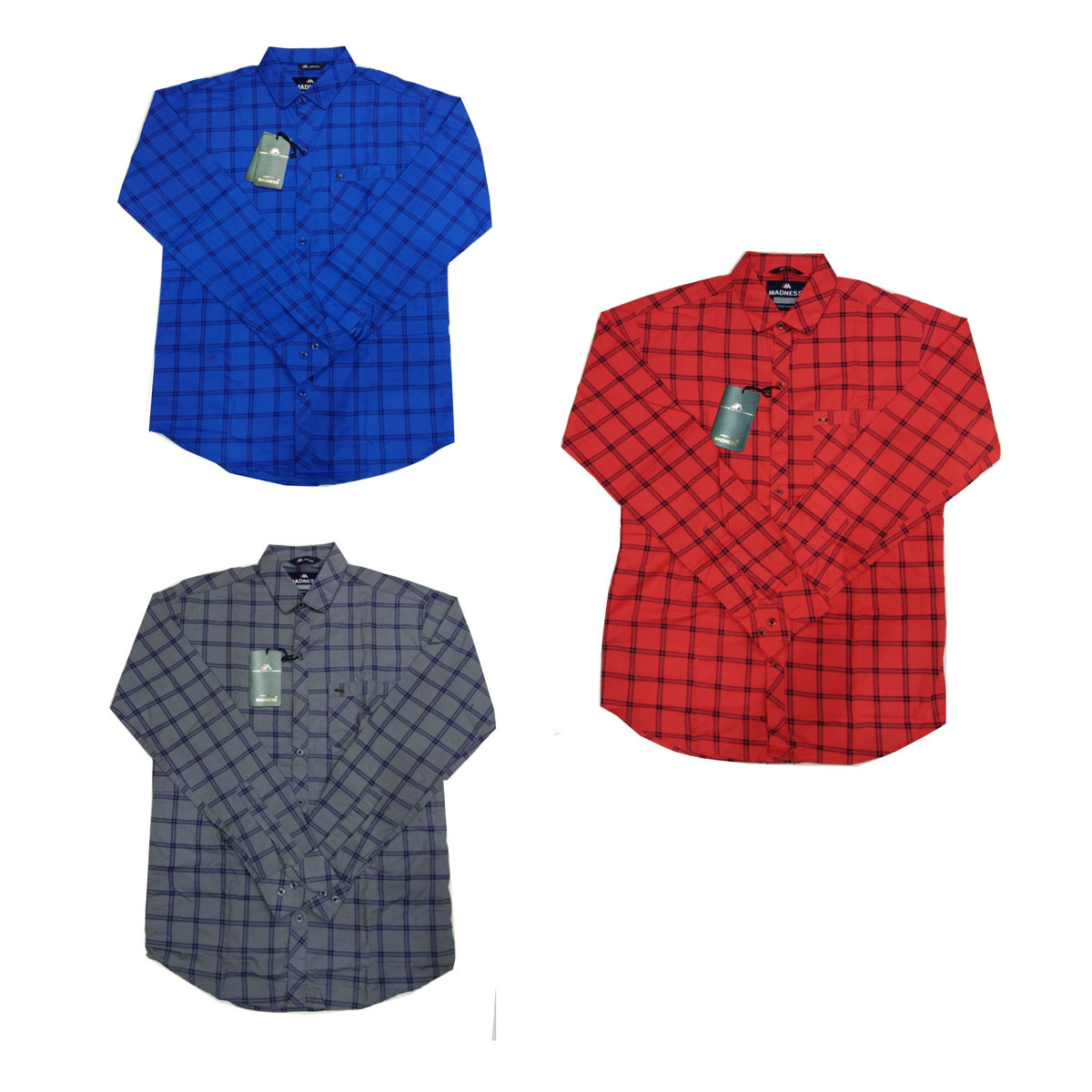 Formal Shirts - Cotton, Full Sleeves, Multi Color | Standard Collar, Striped Pattern, Perfect For Business And Formal Occasions