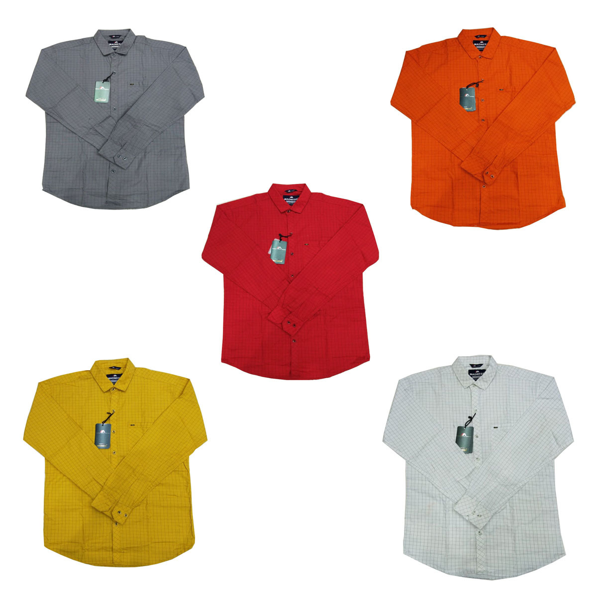 Formal Shirts - Cotton, Multi-colored, Standard Collar, Full Sleeves | Men's Formal Stripes Design For Stylish Professional Wear