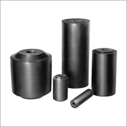 Marsh Mellows - Rubber & Fabric, 35 to 90 Shore A Hardness, Black Round Shape | Vibration Isolation Solution