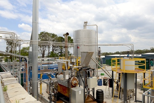 Yellow Oil Storage Vessels