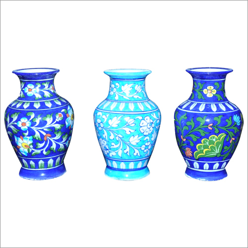 Blue Pottery Vase Design: Standard