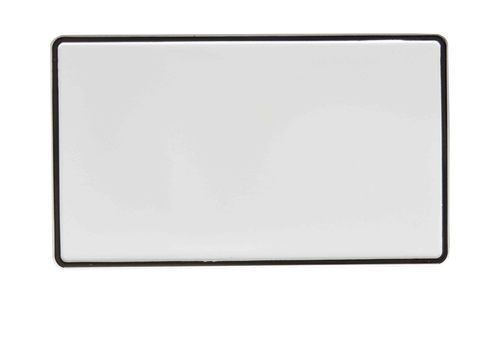 Blank Square White Number Plates Vehicle Type: Car