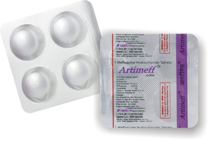 Mefloquine Tablets - 250mg Anti-malarial Tablets For Women, Adults, Aged Persons, Teenagers, Normal Temp Storage, General Medicines