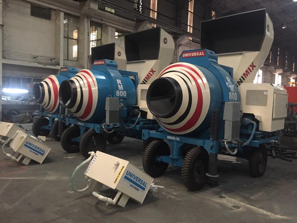 Diesel Engine Universal Concrete Mixer