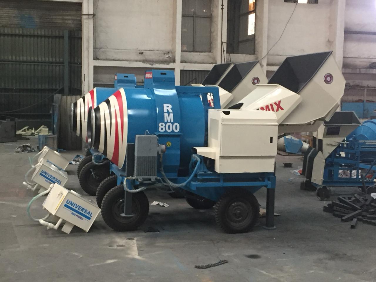 Diesel Engine Universal Concrete Mixer