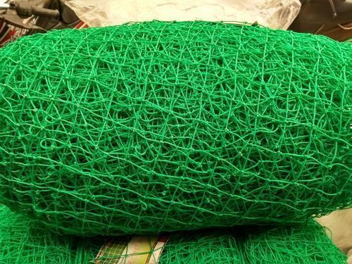 Cricket Nylon Net - High Quality All Nylon, 40 Mm Square Mesh Size, Green Color | Durable & Weatherproof, Uv Protection, Full Back Coverage For Safety
