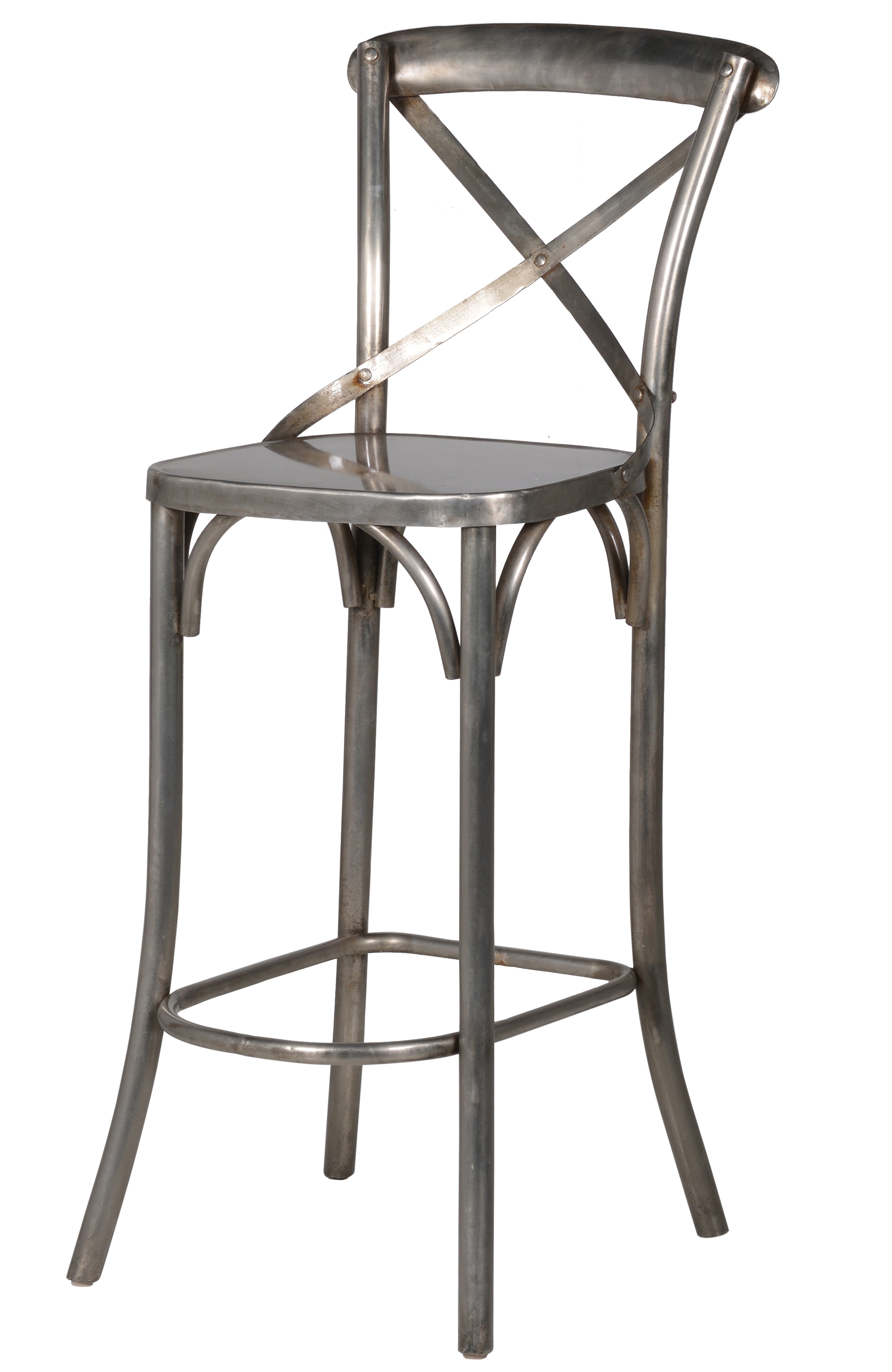 Polished Industrial Bar Chair