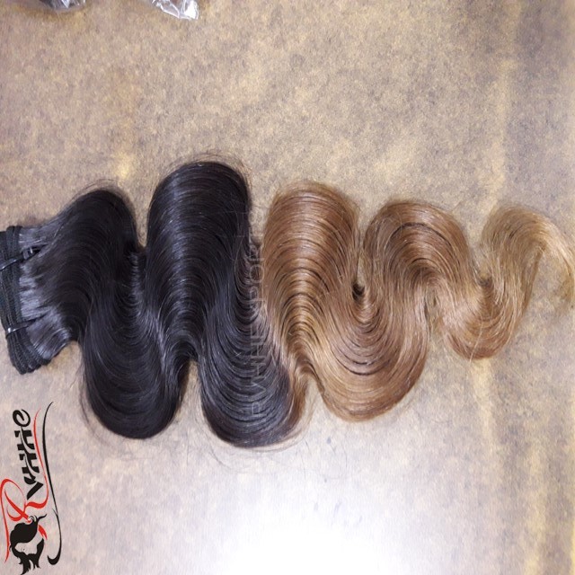 Natural Ombre Color Bounce Wavy Remy Hair