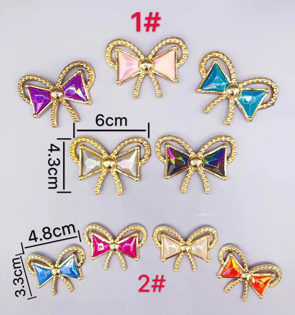 Golden Butterfly Shoe Clips