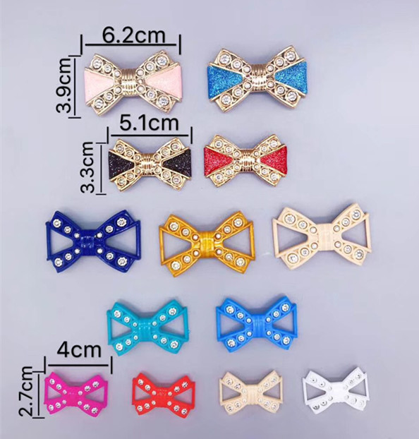 Golden Butterfly Shoe Clips