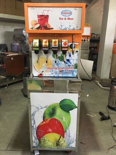 सेमी-ऑटोमैटिक पुश बटन सोडा मशीन
