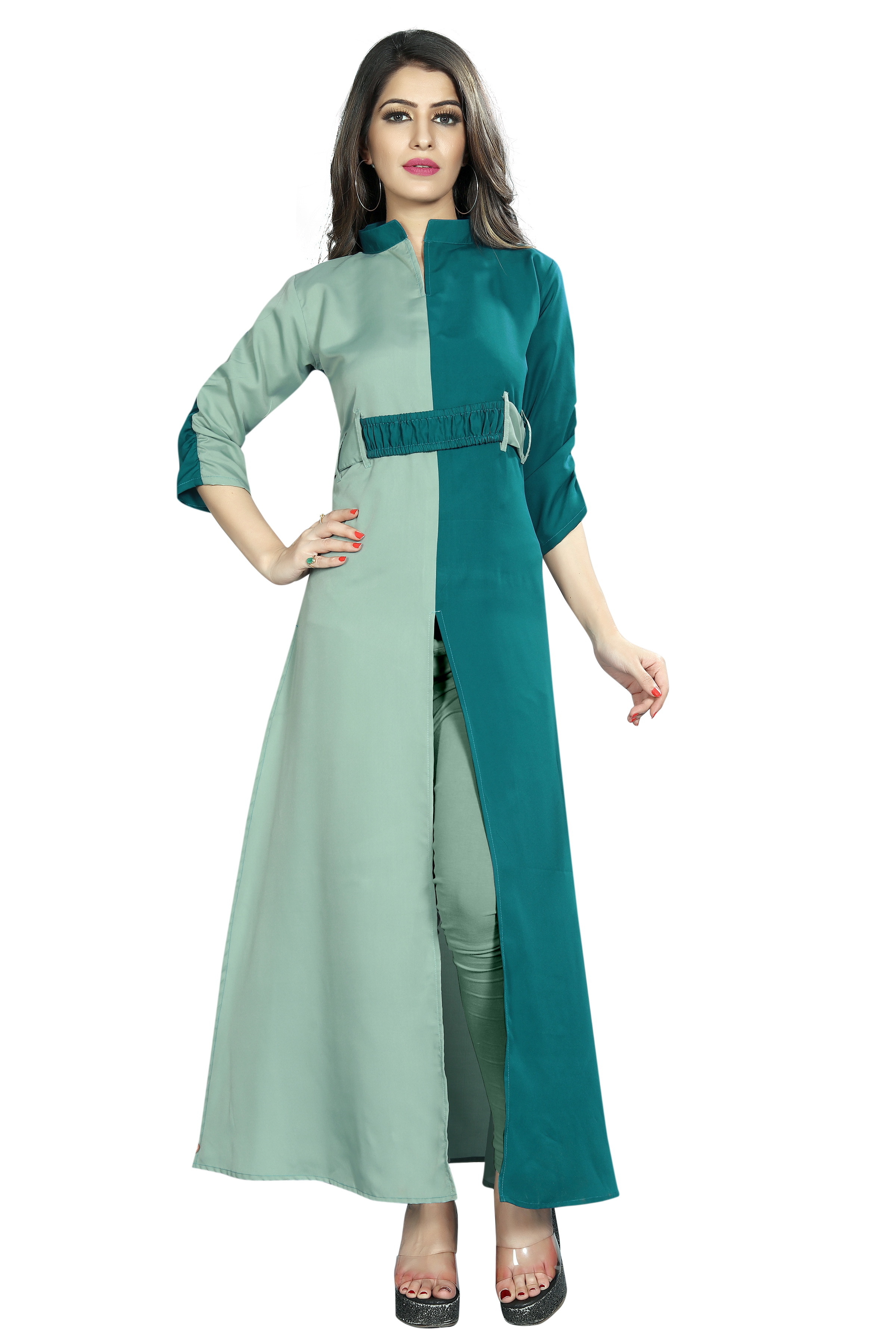 Designer Crepe Kurti Bust Size: 36 To 44 Up Inch (In)