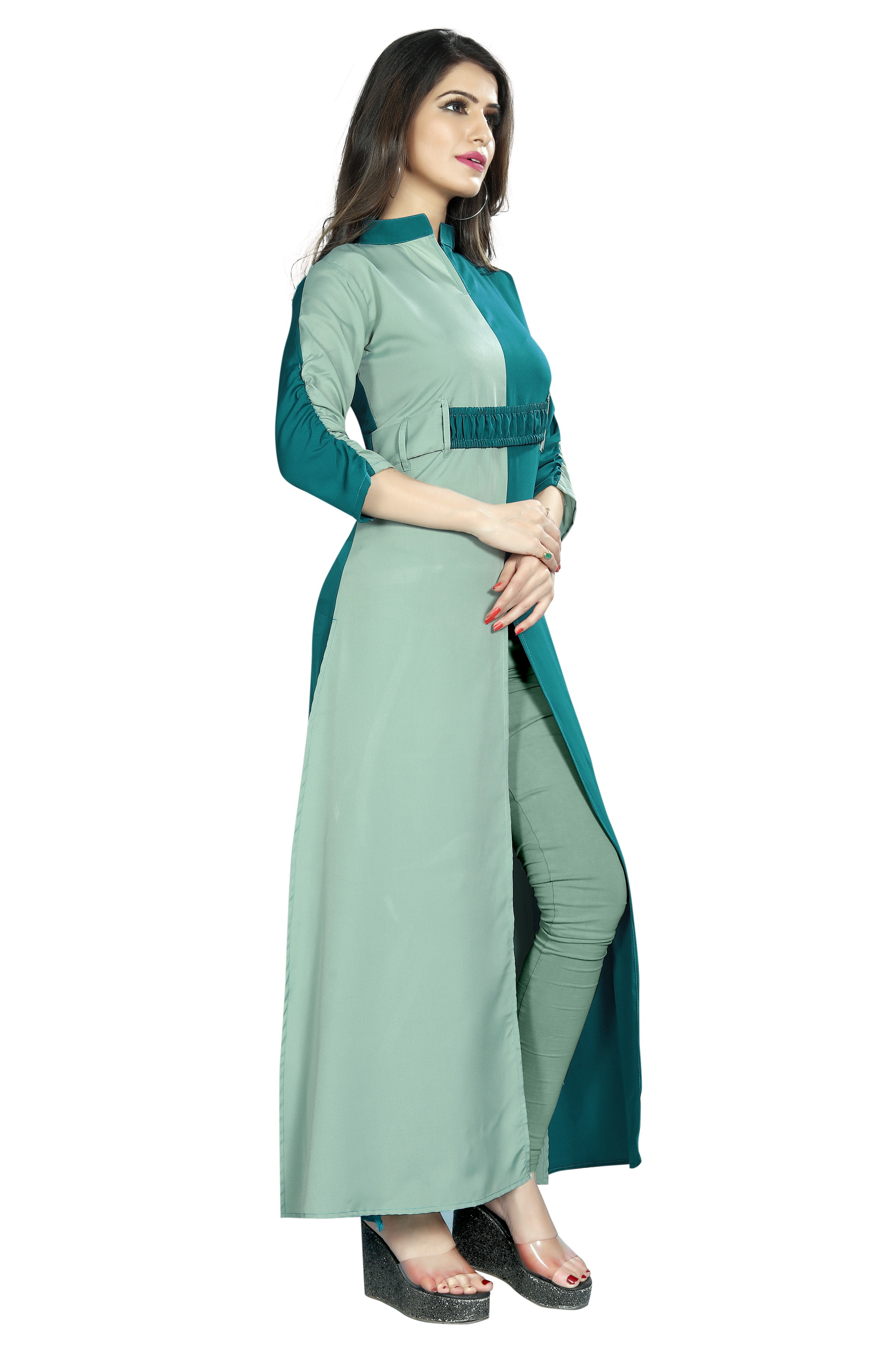 Designer Crepe Kurti Bust Size: 36 To 44 Up Inch (In)