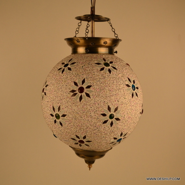 Multicolor Round Shape Multi Mosaic Wall Hanging